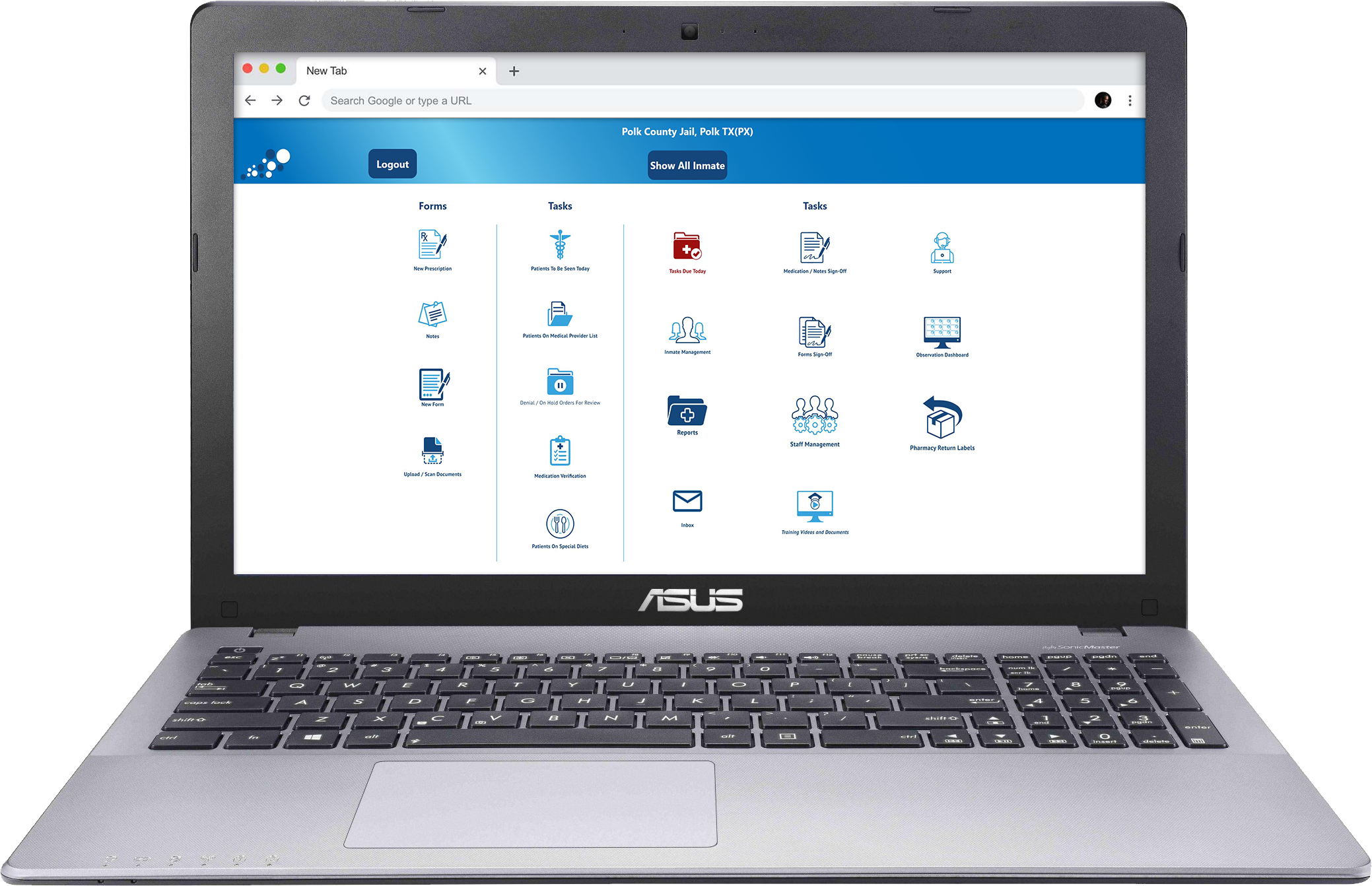 IHS eSuite Home Page upon logging in.
